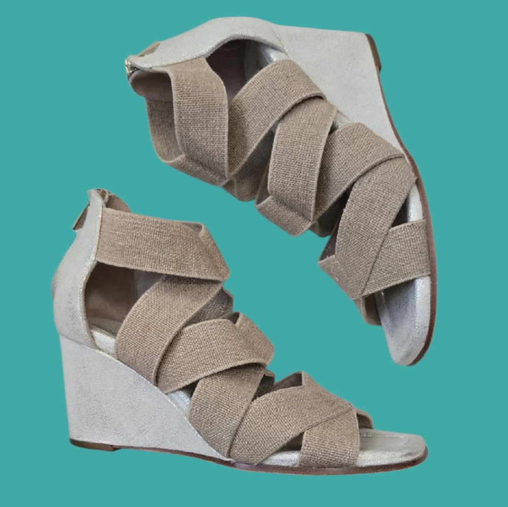 Tan Wedge Heels